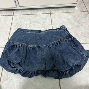 Denim Mini Skirt